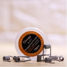 VAPEYAYA PRE-MADE COILS BOX -STAGGERED FUSED 0.4OHM - PRE-BUILT 10PCS